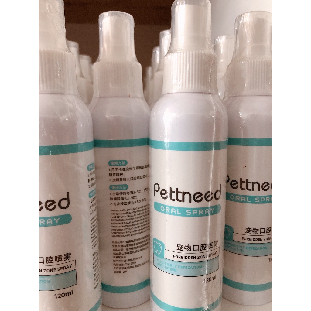 Xịt thơm miệng cho chó mèo- QUỐC HƯNG VET