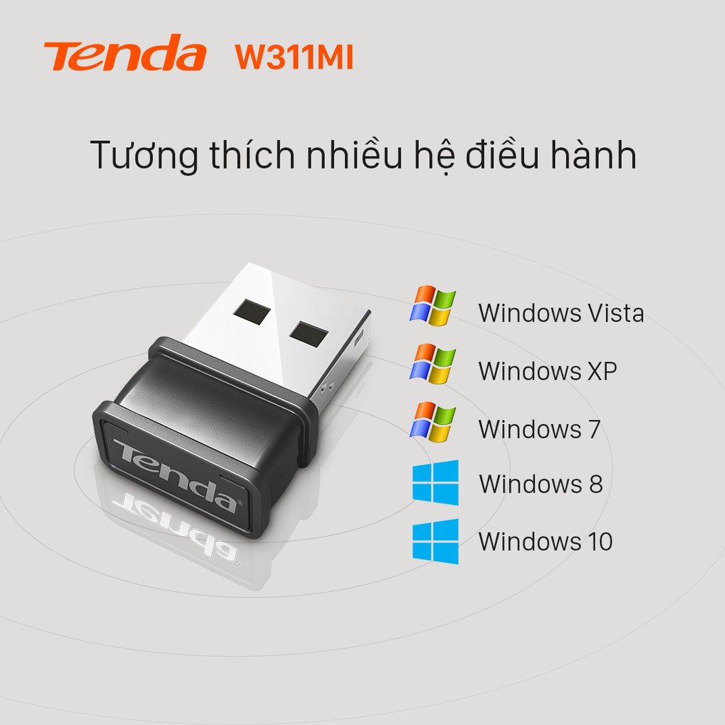 USB WIFI TENDA W311Mi Thiết bị thu sóng Wifi chuẩn N 150MBPS không dây nano - Hàng chính hãng | WebRaoVat - webraovat.net.vn