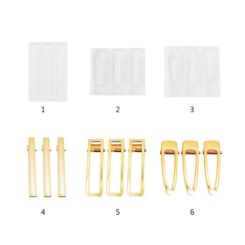 Khuôn làm kẹp tóc bằng silicon chất lượng cao