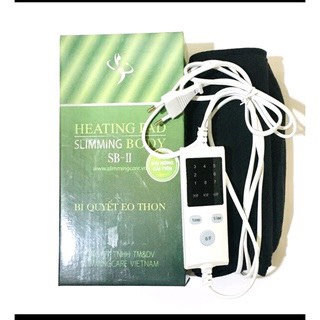 Đai Điện Ủ Nóng Slimming Body II Tách Lẻ Hàng Chính Hãng Đai Cải Tiến 2 Mảnh Quấn Nóng Giúp Giảm Mỡ Bụng, Tay, Chân, Đùi