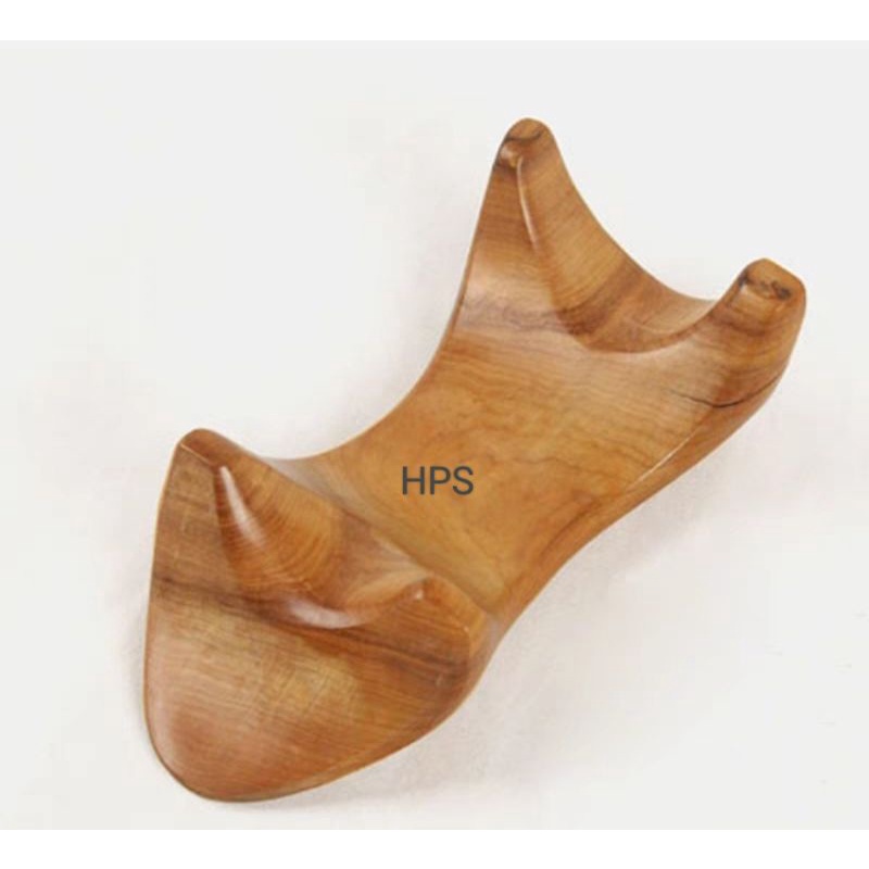 Dụng cụ day ấn huyệt mát xa chữ nhật gỗ thơm - Cổ/vai/tay/bụng/eo/chân, kiểu thái - MH855 massage gỗ