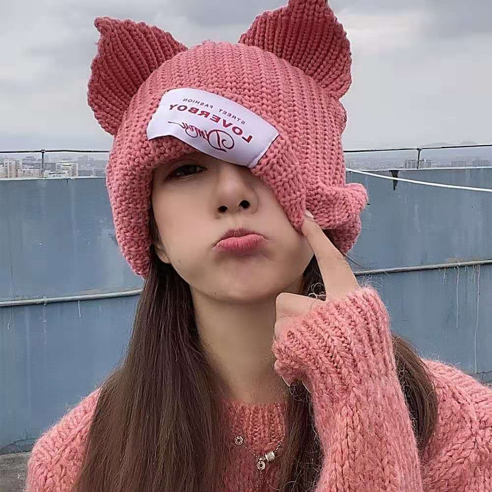 Mũ beanie Dệt Kim Mềm Mại Đơn Giản Phong Cách Unisex Hàn Quốc Dễ Phối Đồ Dành Cho Nam Nữ / Trẻ Em Mã 2