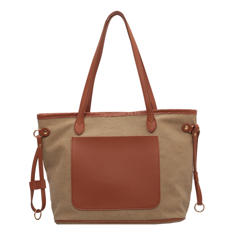 Túi Xách Canvas Cỡ Lớn Thiết Kế Đơn Giản Thời Trang