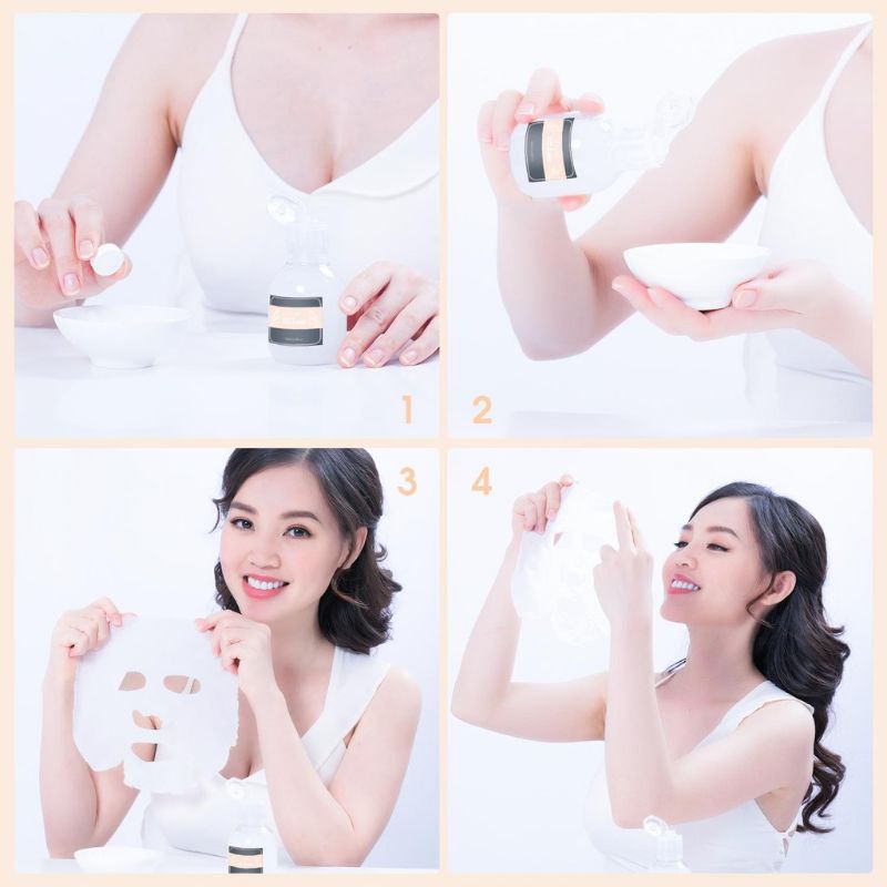 Lẻ 1 viên Mặt nạ giấy nén miniso Nhật Bản