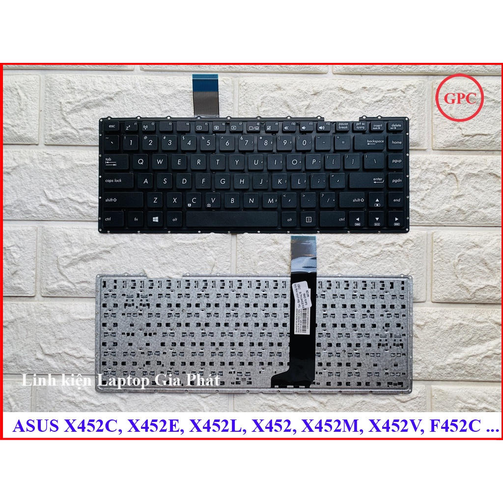Bàn Phím Asus X452C X452E X452L X452 X452M X452V F452C P450 P450C P450CA P450CC P450L P450LA New