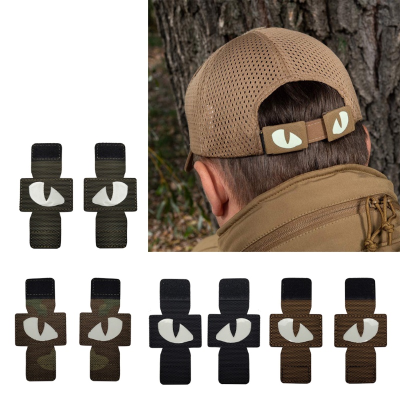 Miếng Dán Ủi Quần Áo Hình Mắt Mèo Màu Dạ Quang Độc Đáo DIY