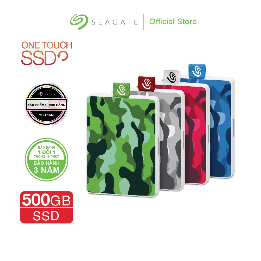 Ổ Cứng Di Động SSD Seagate One Touch Camo 500GB_USB 3.0