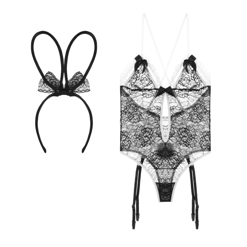 Váy Ngủ Coplay Thỏ Sexy Chất Liệu Ren Gợi Cảm MS359 [CWEAR.SEXY_ĐỒ NGỦ &amp; NỘI Y CAO CẤP]