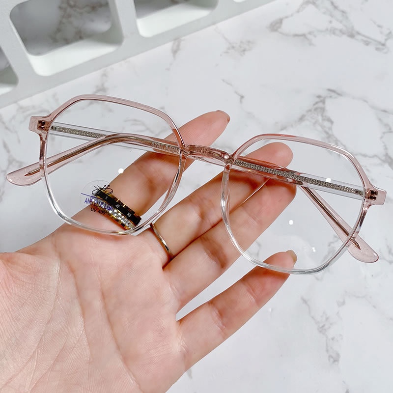 Gọng kính cận nam nữ VIENDO mắt đa giác chống ánh sáng xanh Hàn Quốc màu sắc thời trang