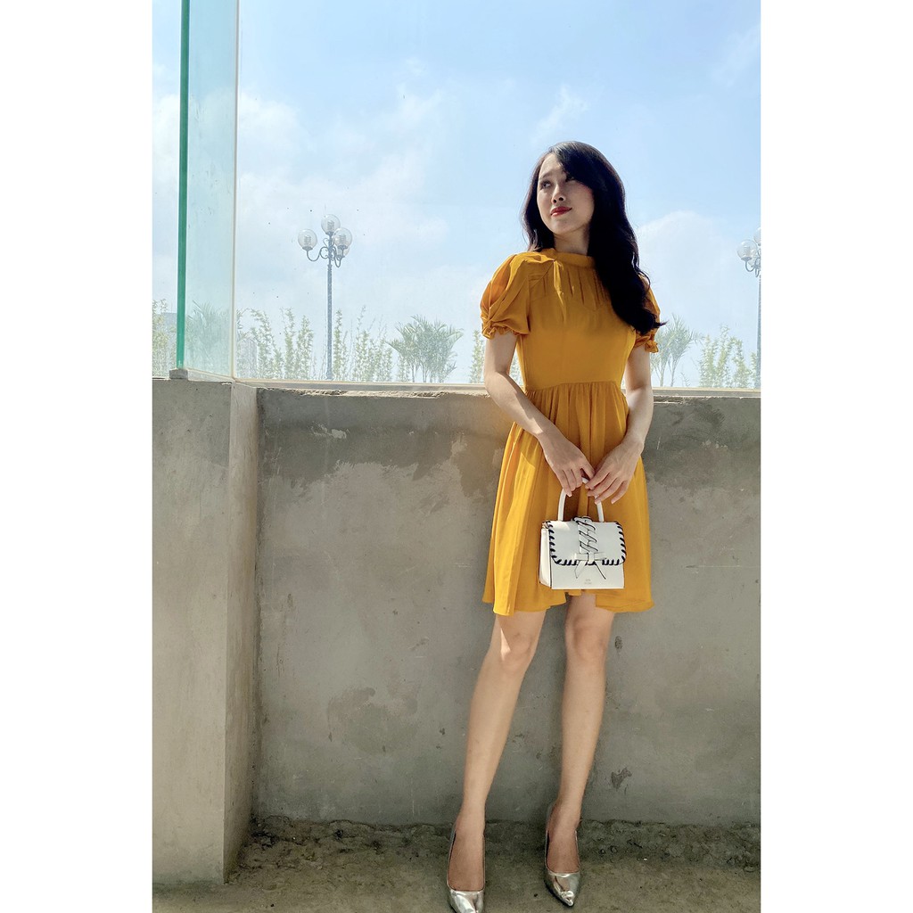 [Mã WABRWA15 giảm 15% đơn 300K] Đầm xòe ngắn tay tay bồng DEA0292 - 20Again | BigBuy360 - bigbuy360.vn