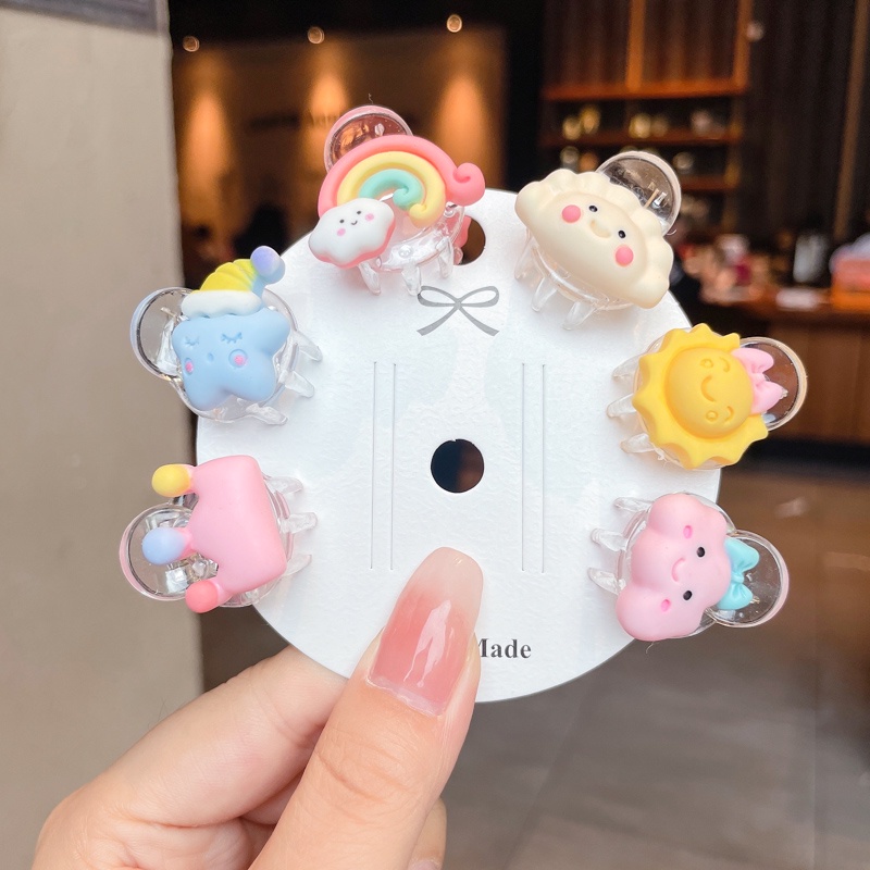 Kẹp Tóc Càng Cua HGVN Size Nhỏ Nhiều Hình Cute Cho Bé