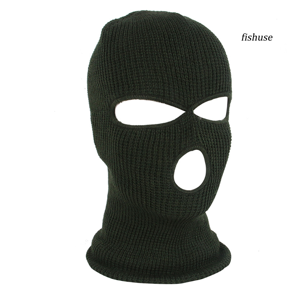 Mặt nạ trùm đầu kiểu ninja thiết kế 3 lỗ chống gió thoải mái