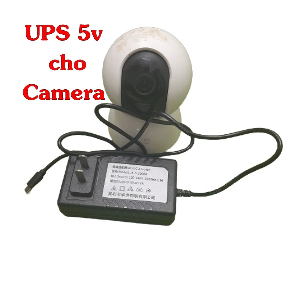 Bộ lưu điện 5v2a cho camera wifi và các thiết bị sử dụng nguồn 5v