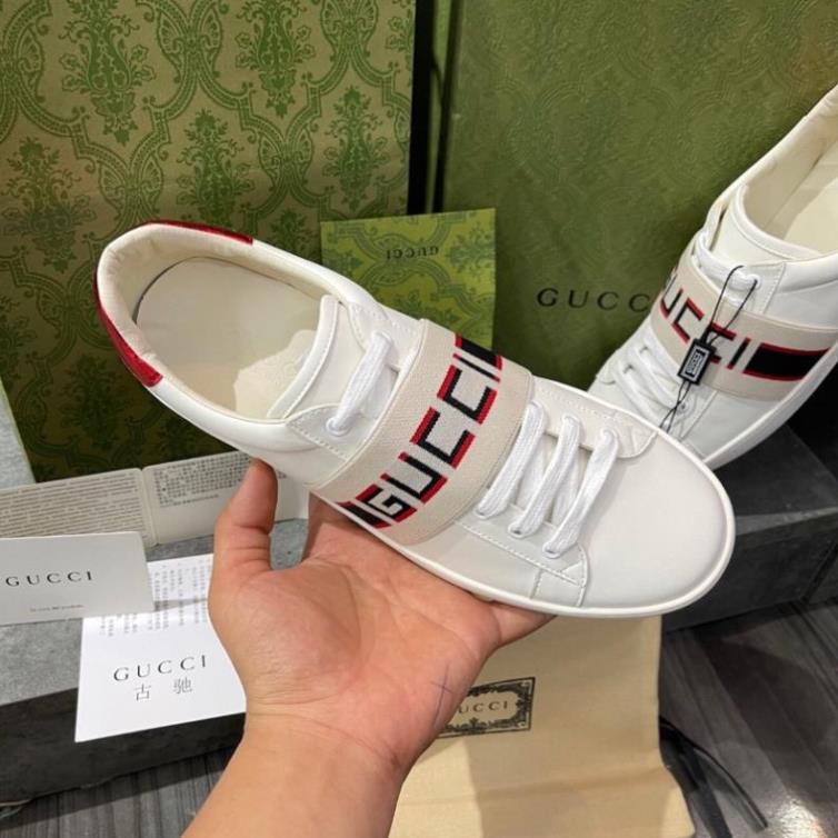 FREESHIP - Ảnh thậtGIÀY GUCCI Ngang Đai Chun Full box Phụ Kiện Sz 36-43