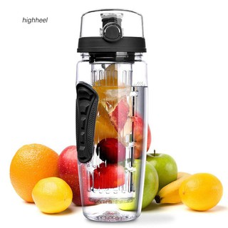 Bình nước 1000ml có lõi đựng trái cây làm nước detox tiện dụng