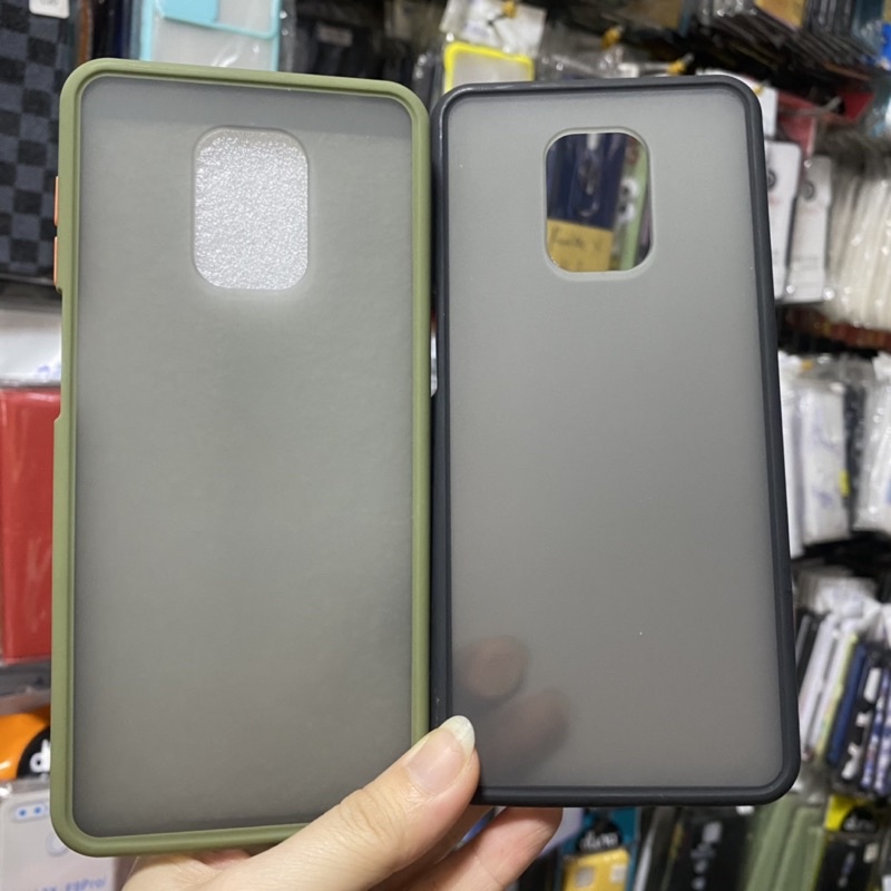 Ốp Xiaomi Redmi Note 9S/Note 9pro dẻo viền lưng nhám