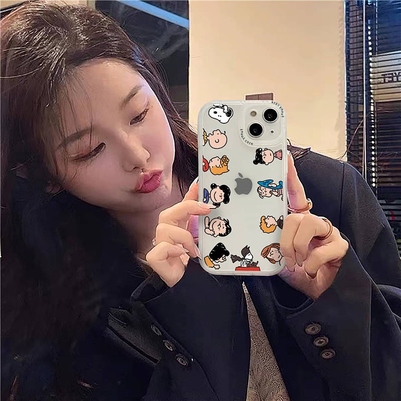 Ốp điện thoại dẻo nhám họa tiết Snoopy nữ tính thích hợp cho APPLE IPHONE 11 12 13 PRO MAX XR 7 8 PLUS XS 6 ICAR