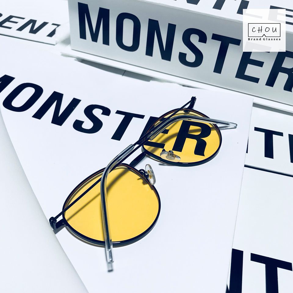 MẮT KÍNH UNISEX GM BAGUETTE VÀNG CAM HÀN QUỐC CAO CẤP HOT TREND