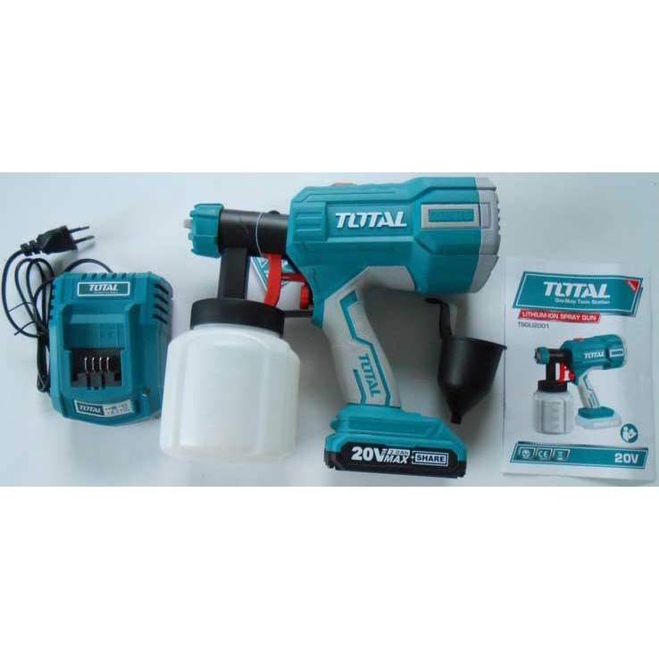 20V Máy phun sơn dùng pin Total TSGLI2001