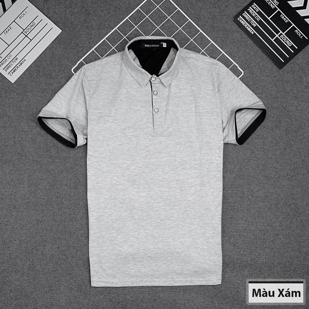 Áo polo nam TINOFUN Áo thun nam ngắn tay nam MK S chất vải cotton co giãn đẹp phong cách cho mùa hè