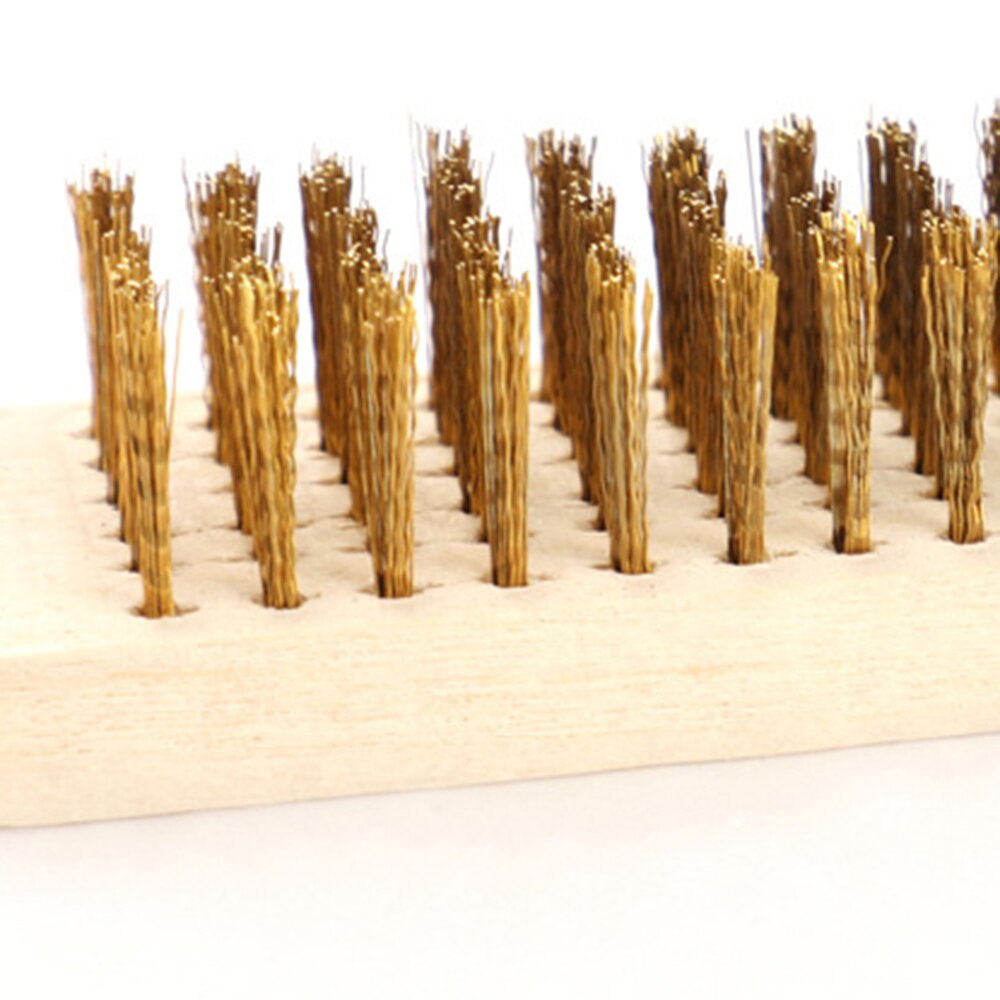 Cọ Dây Đồng Thau 202mm Loại Bỏ Rỉ Sét Và Đánh Bóng Kim Loại