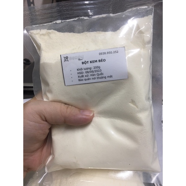 BỘT KEM BÉO THỰC VẬT/ BỘT SỮA PHA TRÀ SỮA GÓI LẺ 200g | BigBuy360 - bigbuy360.vn