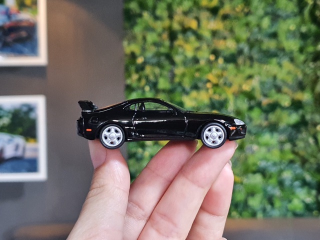 Xe Mô Hình Toyota Supra (JZA80) 1:64 MiniGT ( Đen )