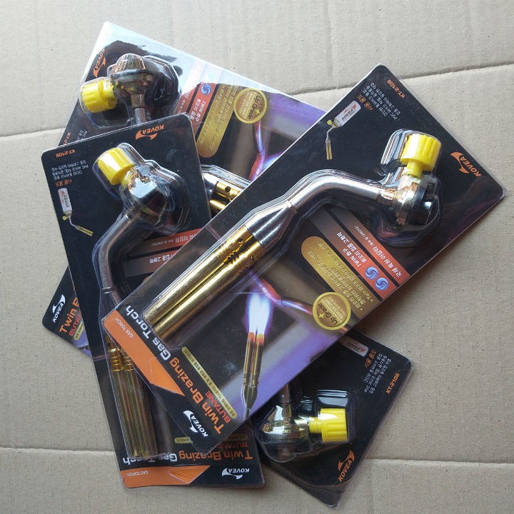 Đèn Khò Gas Đôi-Lắp Bình Gas Mini Tiện Lợi
