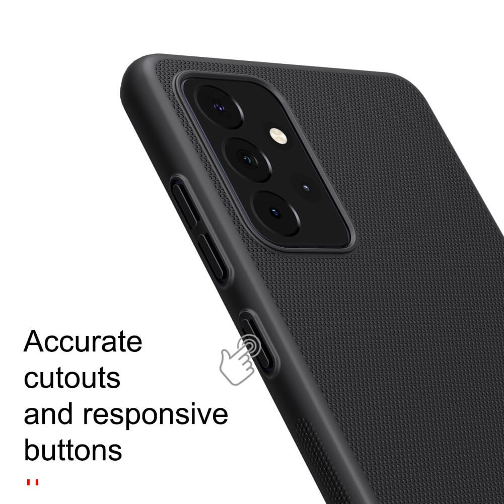 Ốp lưng Nillkin dạng sần cho Samsung Galaxy  A72 A71 A70 A52 A51 A50 A31 A30 A21 A20 A11 - Hàng Chính Hãng