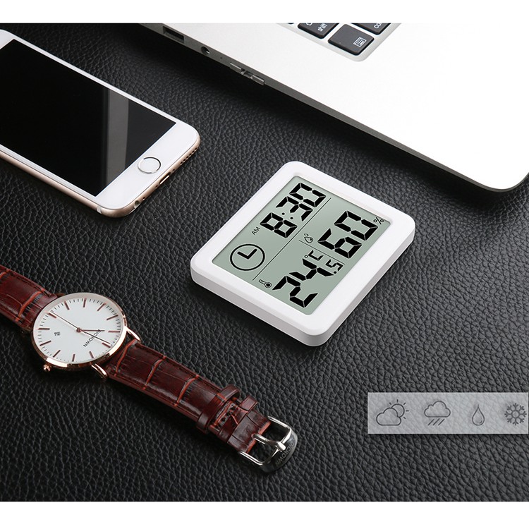 Nhiệt ẩm kế điện tử đo phòng kiêm đồng hồ LCD độ chính xác cao