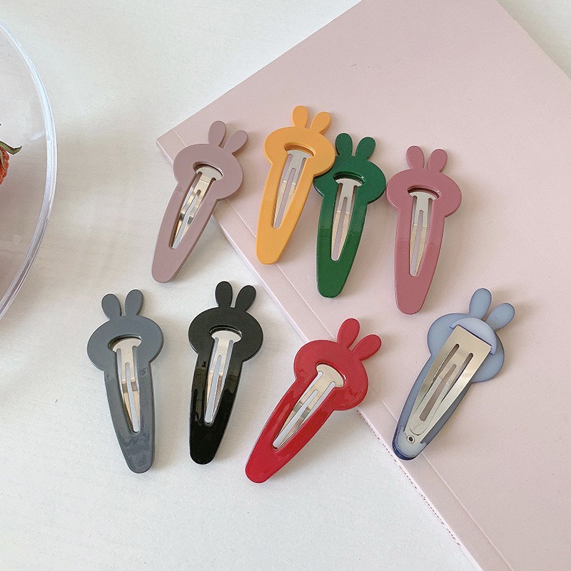 set 6 kẹp bấm tai thỏ