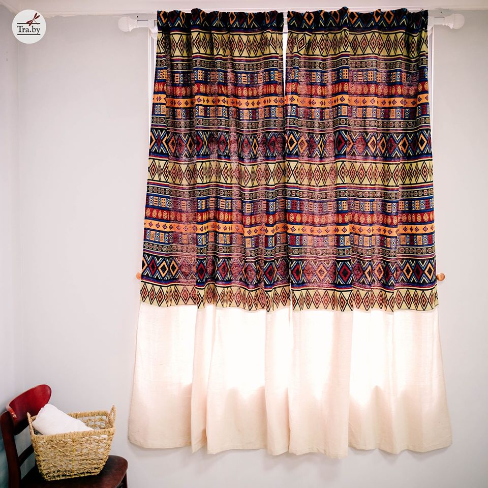Rèm thổ cẩm 1m45x2m65