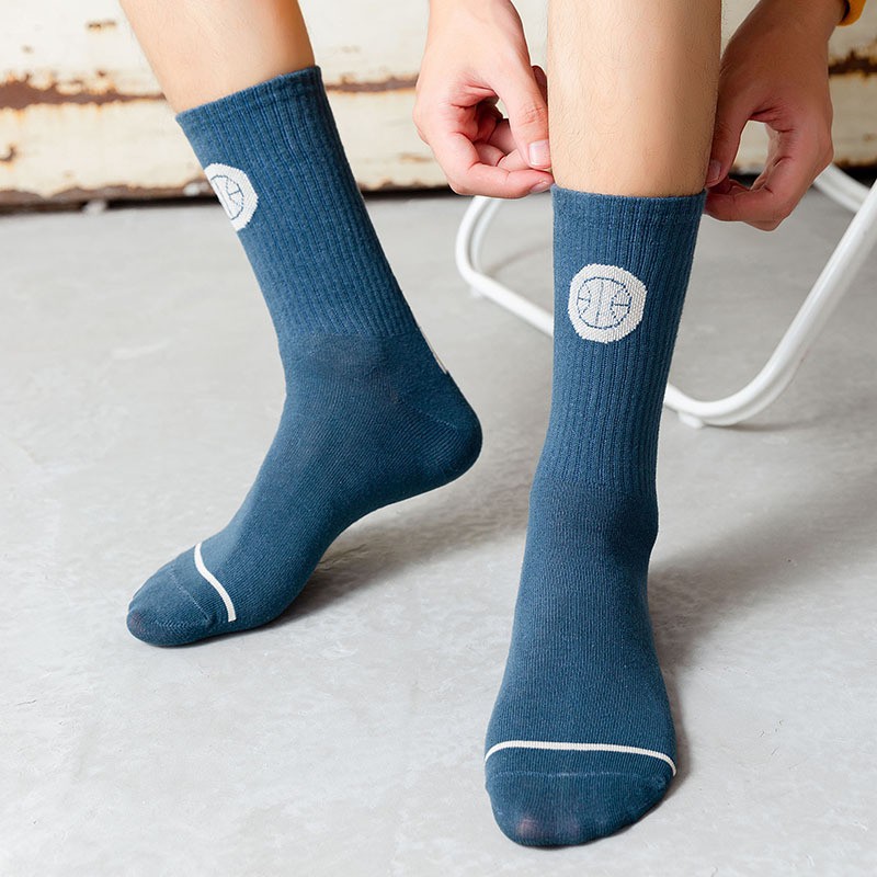 Tất Nam Nữ Unisex Cổ Cao Chất Cotton phong cách thể thao mới lạ - T065
