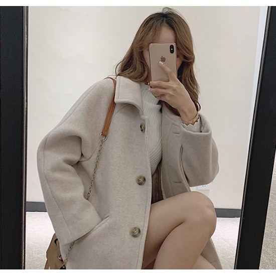 ÁO KHOÁC DẠ ÉP HÀN NỮ 2 LỚP HÀN QUỐC ULZZANG HARAJUKU - JD104 | WebRaoVat - webraovat.net.vn