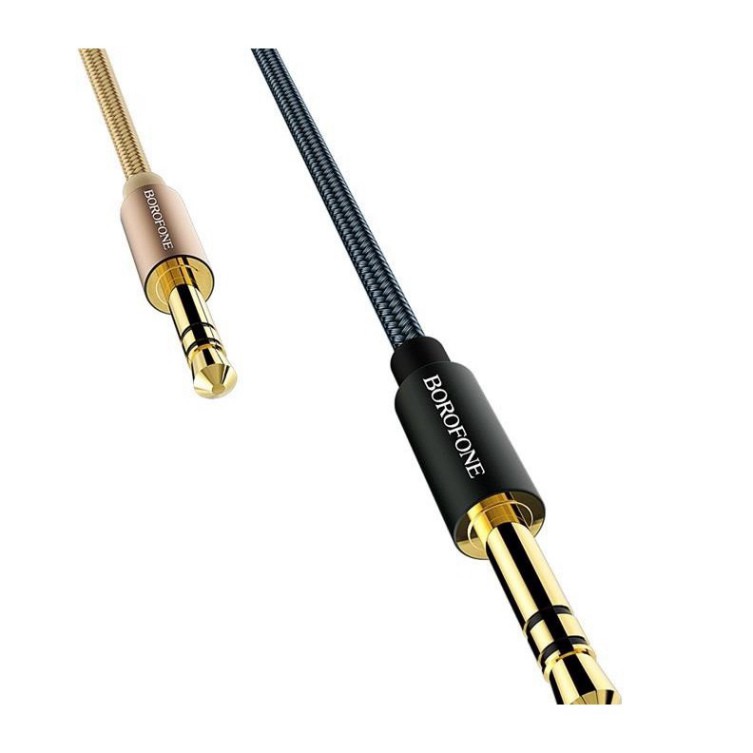 Cáp Audio AUX BOROFONE BL3 Chuyển Jack 3.5mm sang Jack 3.5 mm, 1m, truyền tải chống mất dữ liệu