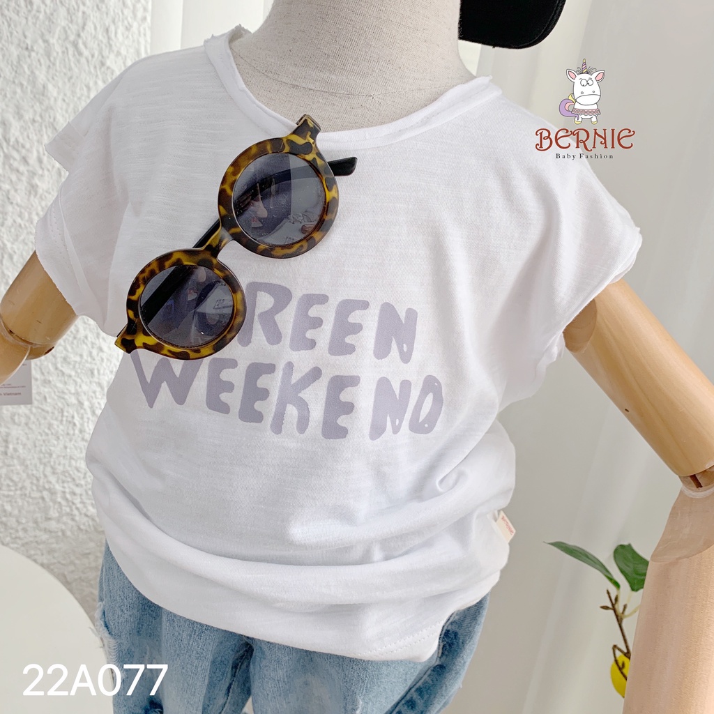 Áo phông bé trai mềm mát, áo thun xước cá tính, mát, đẹp cho bé Bẻniei