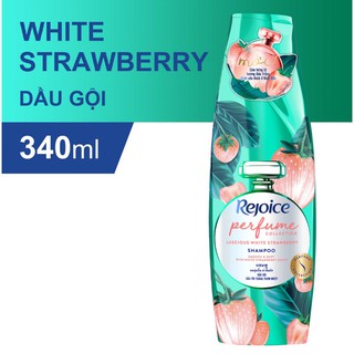 [Mã PG2112B giảm 8% đơn 199K] Dầu gội Rejoice nước hoa - Dâu Tây Trắng Thơm Mượt 340ml