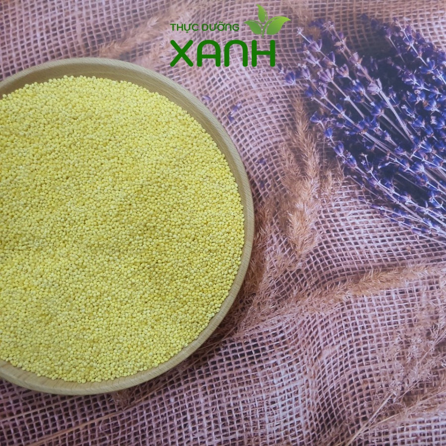 Hạt Kê Nếp Vàng Tách Vỏ Đặc Sản Nghệ An, Hạt Kê Cho Bé Ăn Dặm - Thực Dưỡng Xanh