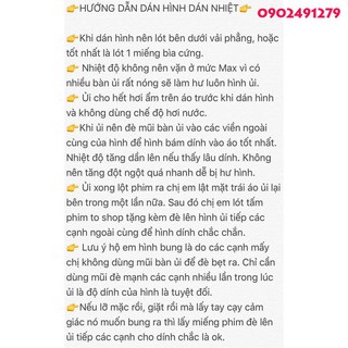 [Giá Sỉ] Hình ủi nhiệt - LONG BEACH