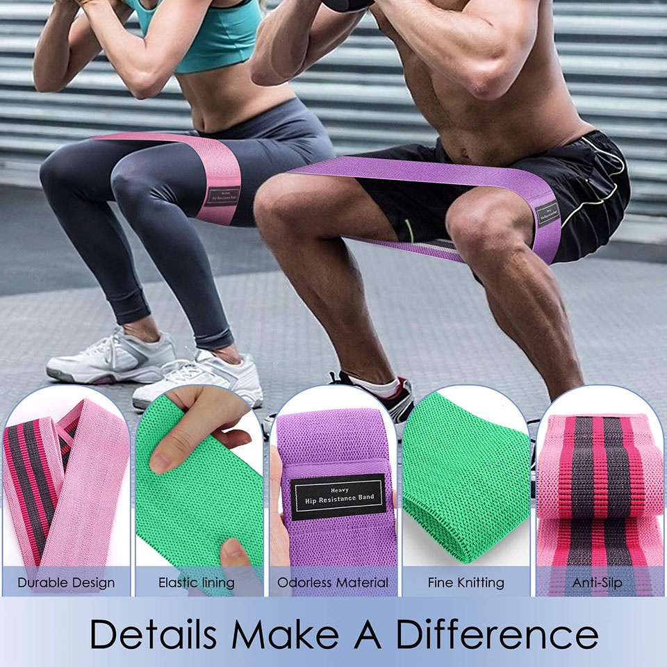 Dây Cao Su Kháng Lực Co Giãn Chống Trượt Dùng Tập Thể Hình Tại Nhà