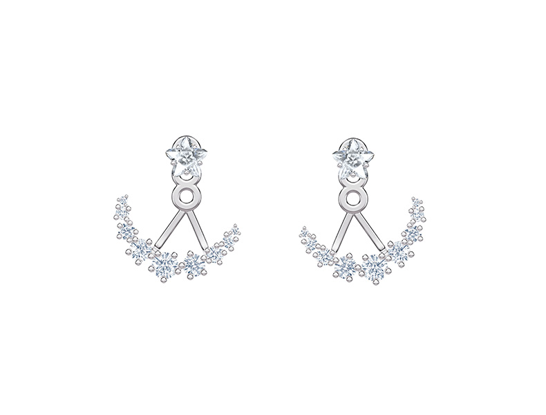 FLASH SALE 100% Swarovski Bông Tai Cá Tính Nữ ATELIER MOONSUN Bầu trời đầy sao lãng mạn quyến rũFASHION Earrings trang sức đeo Trang sức