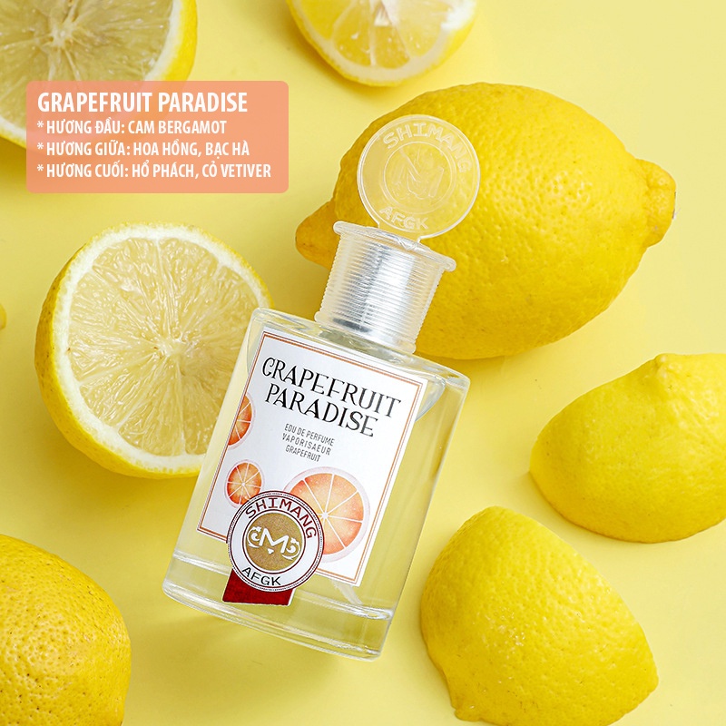 Nước hoa Shimang AFGK, Body mist Shimang hương thơm hoa cỏ thanh mát nhất dòng Shimang 75ml hàng nội địa trung