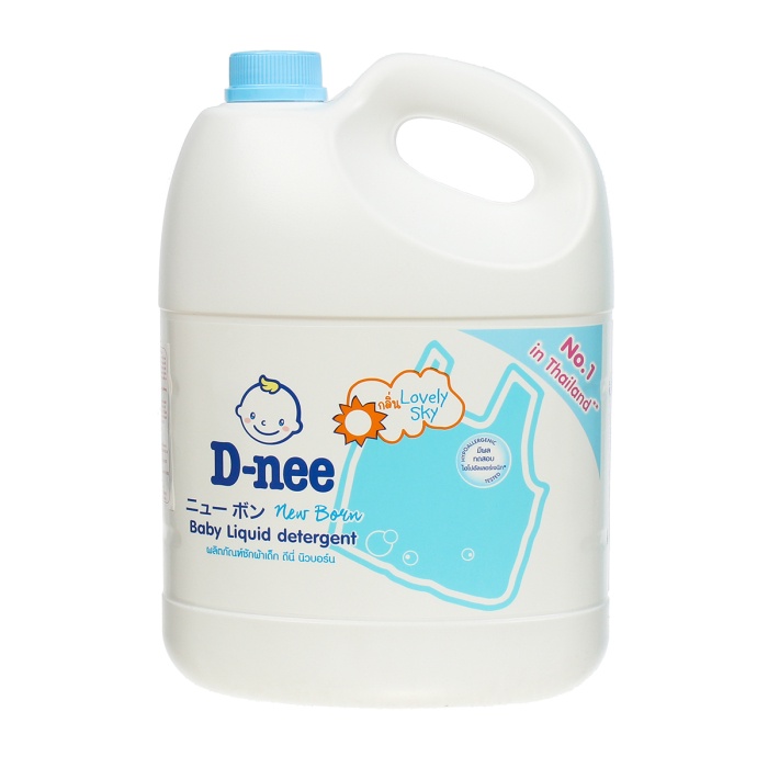 Nước giặt xả Dnee can 3000ml (giao màu ngẫu nhiên)