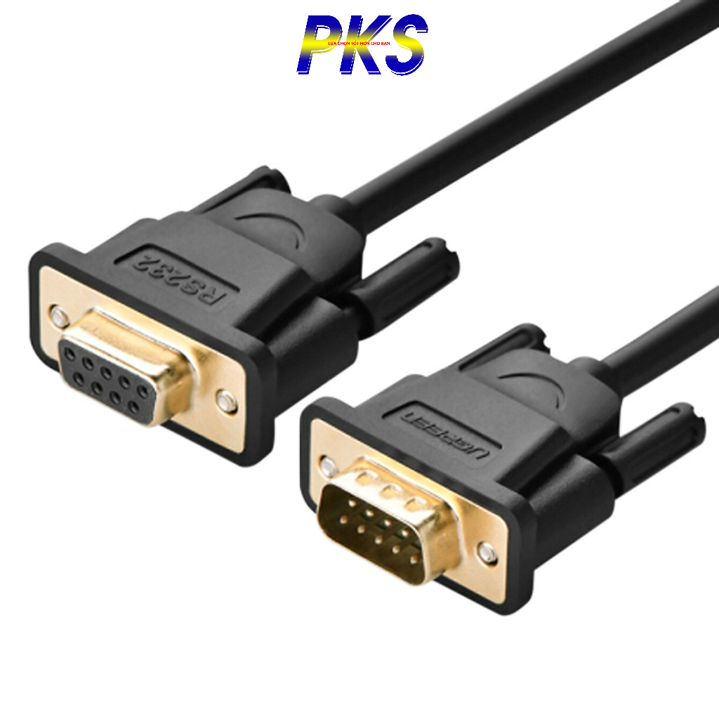 Cáp nối dài COM RS232 dài 2M Ugreen 20146 cao cấp DB101