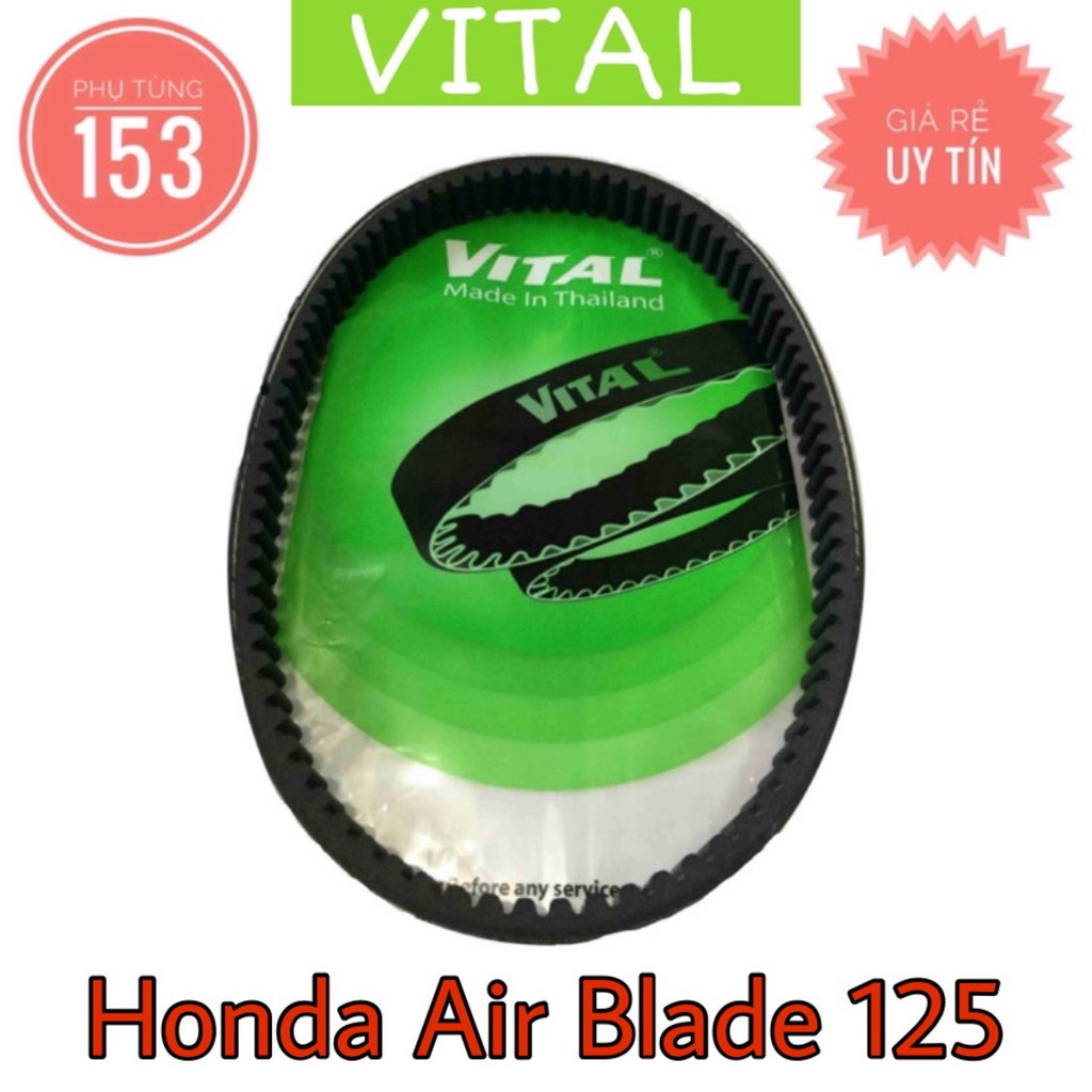 Dây Curoa Air Blade 125 hiệu Vital (Thái Lan) - Dây curoa xe tay ga - PHỤ TÙNG 153