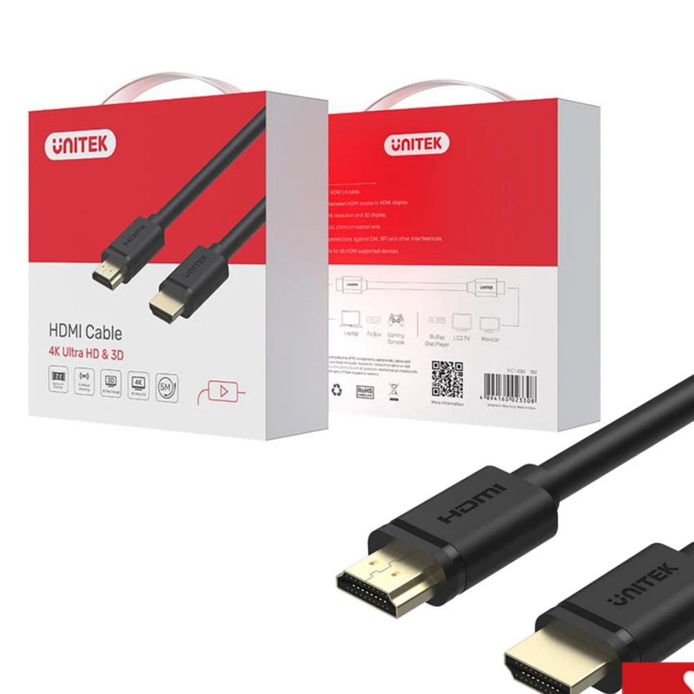 Dây cáp HDMI UNITEK Ultra 4K 10M - 15M - 20M (Full Box)