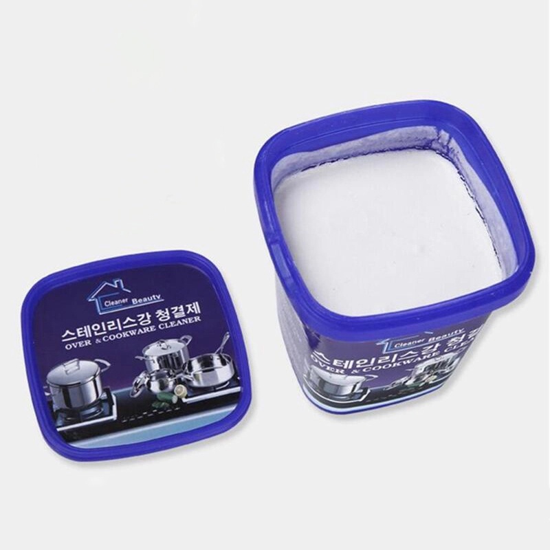 Tẩy Xoong Nồi Inox Đa Năng Hàn Quốc Dạng Kem - Làm sạch sàn nhà, đánh bóng son nồi, tẩy gỉ sét đồ dùng bếp