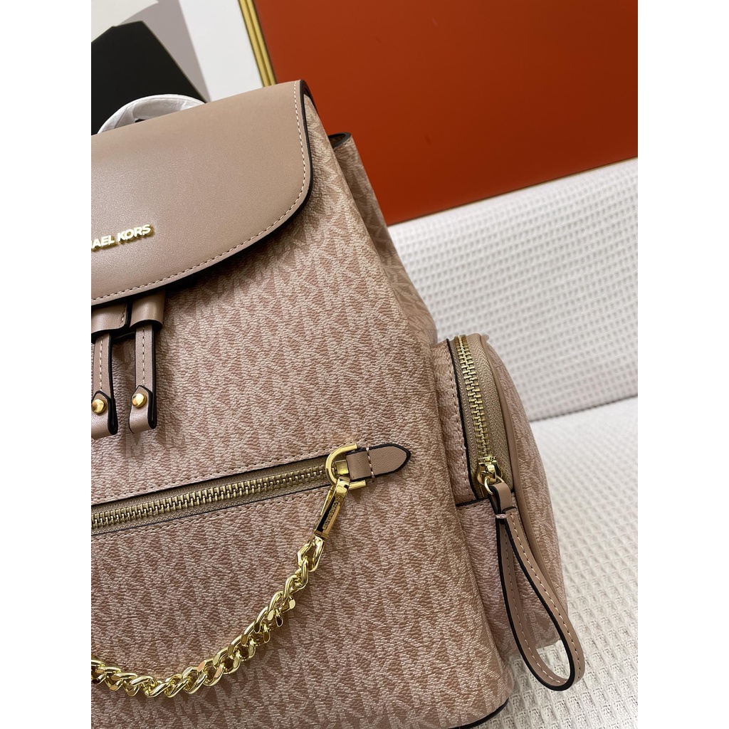 Balo nữ da thật thời trang cao cấp Michael Kors MK thiết kế phối màu đa dạng, phong cách trẻ trung
