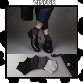 Tất nam cao cổ Vinuco vớ nam dày dặn cao cấp chống hôi chân CT7