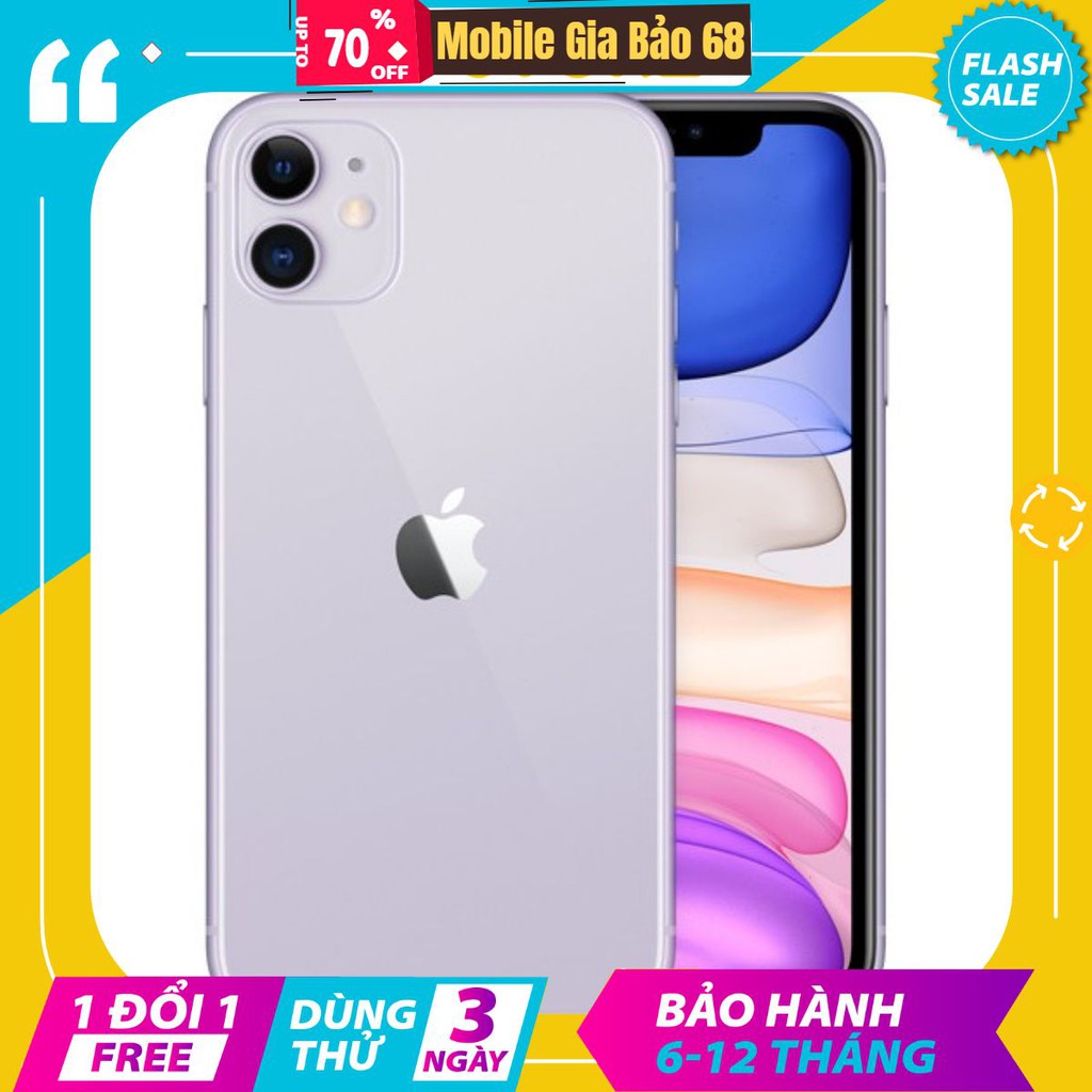 [HÀNG LOẠI 1] Điện thoại Apple iPhone 11 64GB - Chính Hãng Việt Nam (Nano Sim + ESim) [TAS9]